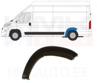 'Rattakoopa liist tagumine vasak OEM Jumper/Boxer/Ducato 2018-