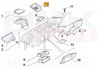 Armatuuri sahtel keskmine pealmine OEM Jumper/Boxer/Ducato 2014-