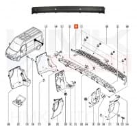 Tagastange keskosa Renault Master 2010- (parkimisabi andurite avadega)