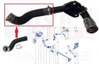 Turbo õhutoru (cooleri poolne osa) Renault Master 2,3DCI 2019-