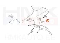 Tagavedrustuse hüdraulika toru vasak Citroen C5,C6