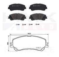 Piduriklotside komplekt eesmine Renault Talisman, Espace V, Megane IV, Scenic IV