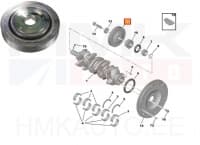 Väntvõlli rihmaratas OEM Citroen/Peugeot/Fiat 2,0 16V EW10