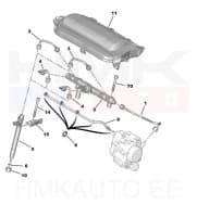 Mootorikate pealmine OEM Citroen/Peugeot 2,0HDI