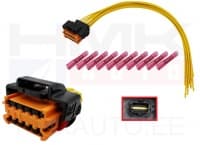 Pistik esitulele juhtmetega Citroen/Peugeot/Renault 10-klemmi