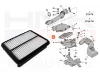 Õhufilter OEM Citroen C4 Aircross/Peugeot 4008 1,8HDi