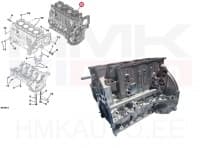 Väntvõlli tihend , eesmine OEM Citroen Peugeot 40x55x7