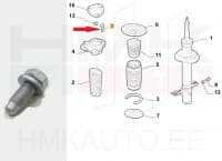 Amortisaatori padja kinnituspolt OEM Jumper/Boxer/Ducato 14-