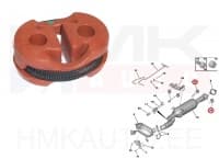 Summuti kinnitustripp OEM Jumper/Boxer/Ducato 2016-