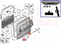 Tagaluugi lüliti koos korpusega OEM Jumpy/Expert/Proace 2016-