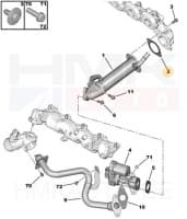 EGR jahuti tihend OEM Jumper/Boxer/Ducato 2,2HDI
