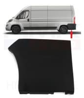 Külgpaneeli tagumine liist vasak OEM Jumper/Boxer/Ducato 2018- (L1-L2-L3) (must)