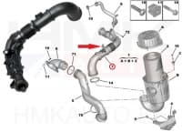Õhufiltri toru OEM Jumper/Boxer 2,0/2,2BlueHDi 2016-