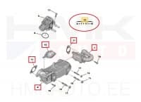 EGR jahutusradiaator OEM Citroen/Peugeot/Fiat/Opel 1,5BlueHDi DV5R 2018-