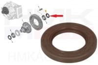 Veovõlli tihend vasak OEM Citroen/Peugeot 40x64x8 4HP20 käigukast