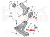 Sarniiri kaitseplekk OEM Citroen/Peugeot