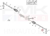 Rooliots vasak OEM Peugeot 406
