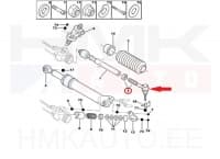 Rooliots vasak OEM Peugeot 605,607