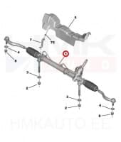 Roolilatt OEM Peugeot 508 I (Mac Pherson vedrustus)