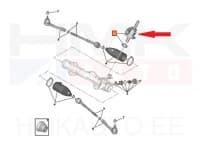 Roolilati juhtpea OEM Partner/Berlingo 2008-