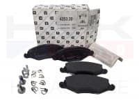 Piduriklotside komplekt eesmine OEM Peugeot 206