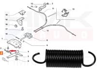 Seisupiduri liigendi tagastusvedru OEM Jumper/Boxer/Ducato 2006-