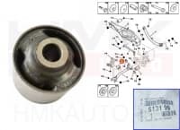 Tagasilla pikivarda eesmine puks OEM Peugeot 406
