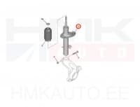 Amortisaator eesmine parem OEM Peugeot 207