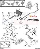 Jahutusvedeliku torud OEM Jumpy/Expert/Scudo 2007- L2