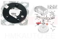 Varuratta vaheplaat 15" valuveljele OEM Jumper/Boxer/Ducato 2006-