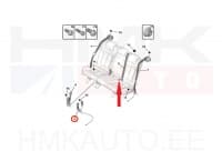 Turvavöö vastus tagumine vasak OEM Peugeot 3008