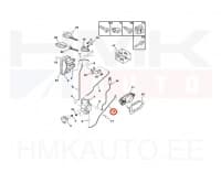 Ukselukusti varras esiuksele vasak OEM Partner/Berlingo