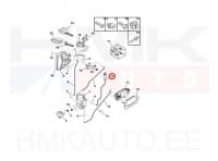 Ukselukusti varras esiuksele vasak OEM Partner/Berlingo