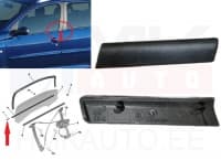 Esiukse katteliist vasak OEM Peugeot 206