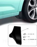 Porikummid eesmised OEM Citroen C3 2009-16