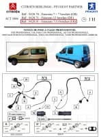 SOODUS!!! Veokonksu juhtmekomplekt OEM Citroen Berlingo/Peugeot Partner -2008