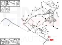 Seisupiduritross tagumine parem Citroen C4 Picasso