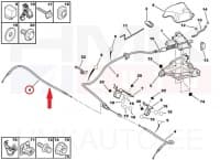 Seisupiduritross tagumine vasak Citroen C4 Picasso