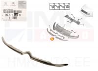 Iluvõre liist alumine OEM Citroen Berlingo 2012- (kroom)
