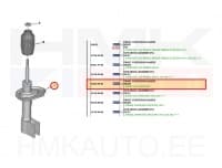 Amortisaator eesmine parem OEM Citroen Berlingo/Peugeot Partner 2008-