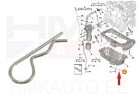 Õlivanni korgi splint OEM Citroen/Peugeot 2,0BlueHDi