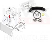 Jahutusvedeliku lõdvik ja tihend õlifiltri korpusele OEM PSA 2,0BlueHDi 2016-