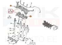 Pihustite kate koos müraisolatsiooniga OEM Citroen/Peugeot 2,0/2,2BlueHDi