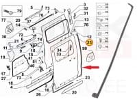 Liugukse tihend eesmine parem OEM Jumpy/Expert/Proace 2016-
