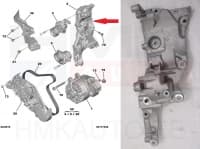 Mootori lisaseadmete kronstein OEM Citroen/Peugeot 2,0HDI