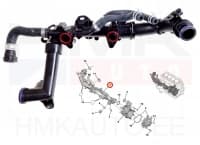 Jahutusvedeliku kollektor OEM Citroen/Peugeot 1,5HDI DV5R