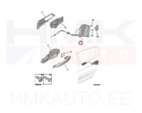 SOODUS!!! Ukselukusti tagauksele, vasak OEM Peugeot 308 2013-