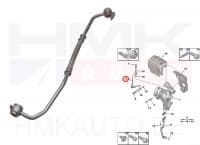 Turbo õlitustoru OEM Citroen/Peugeot 1,2THP
