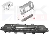 Salongisoojenduse juhtplokk OEM Jumpy IV, Berlingo / Expert IV, Rifter (+A/C)
