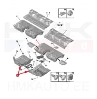 Põrandamattide komplekt eesmine OEM Multispace/Rifter 2018-